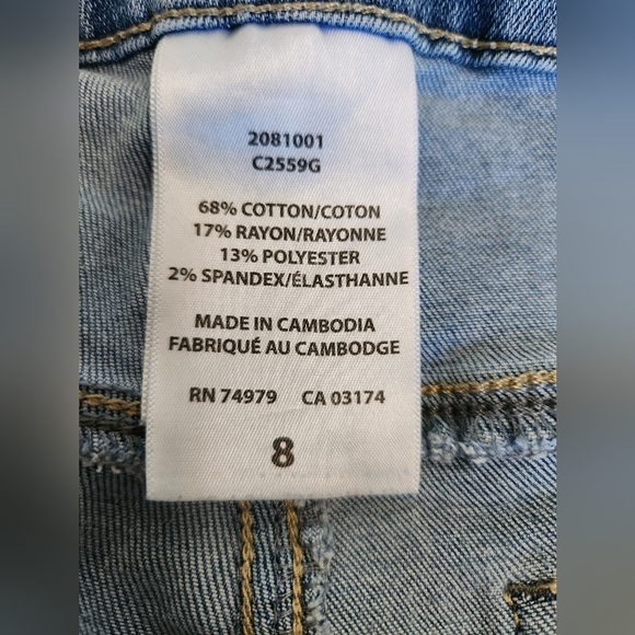 Santana Capri's Ankle Jeans sz 8 - Picture 5 of 8